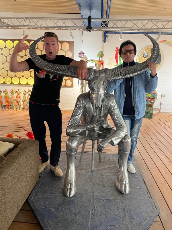 Skulptur "Flames of Love"